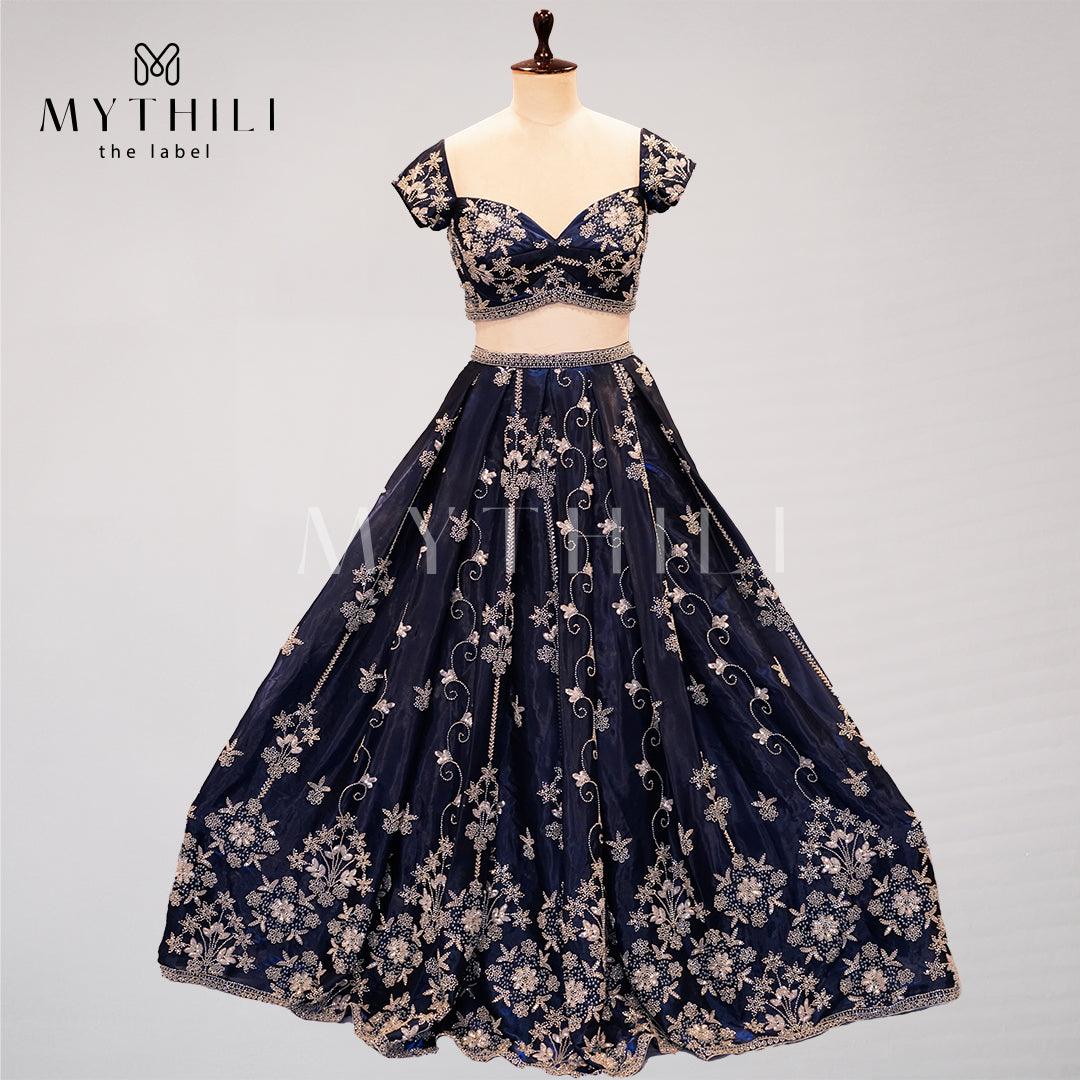 ROYAL BLUE LEHENGA