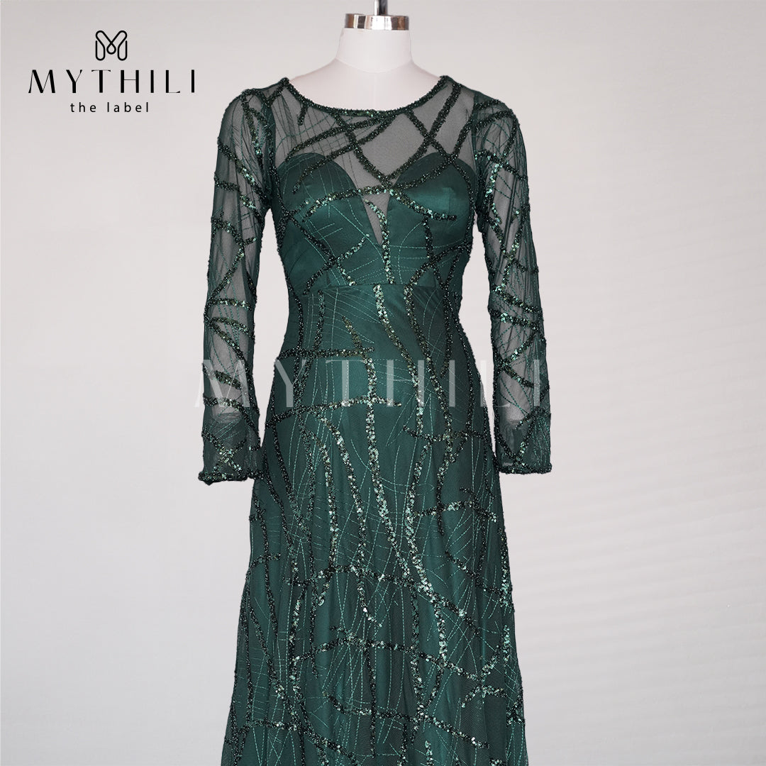 GREEN EMERALD GOWN