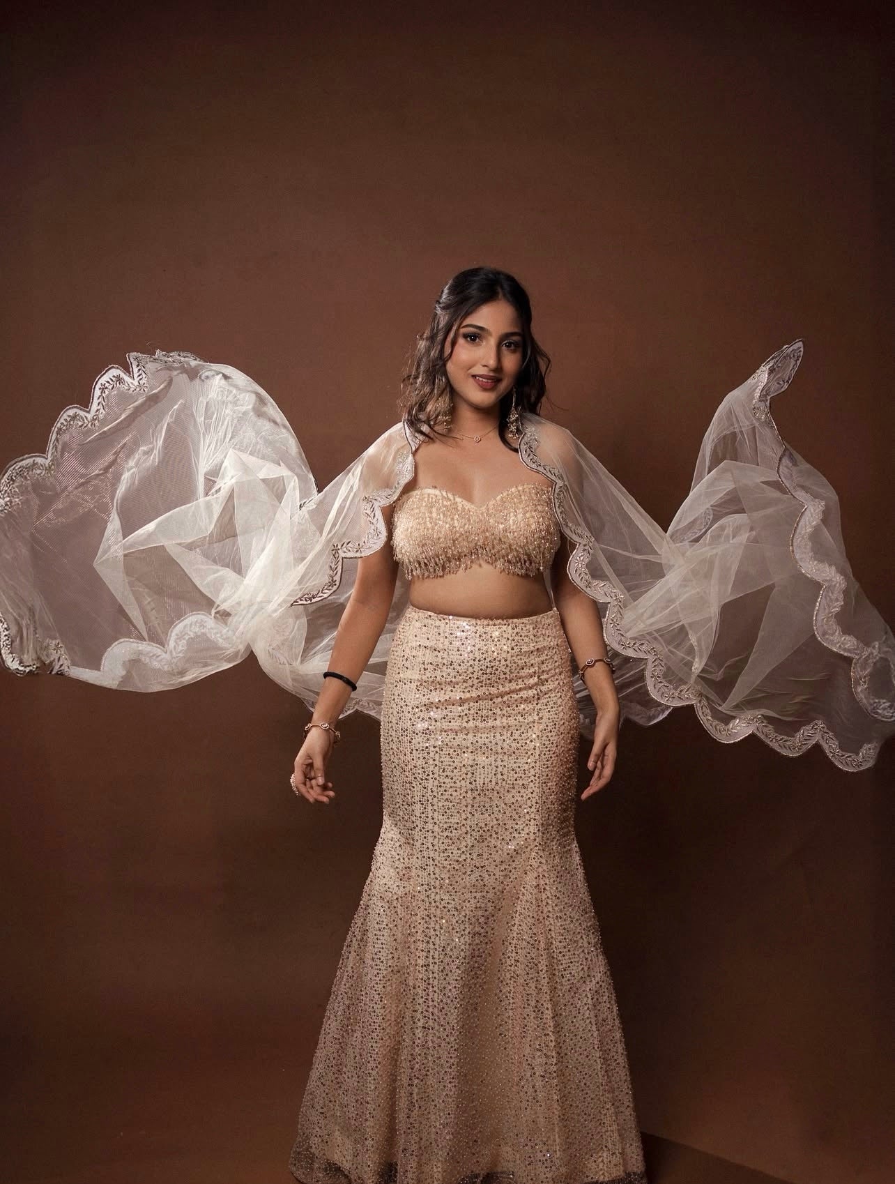 Golden Bridal Lehenga