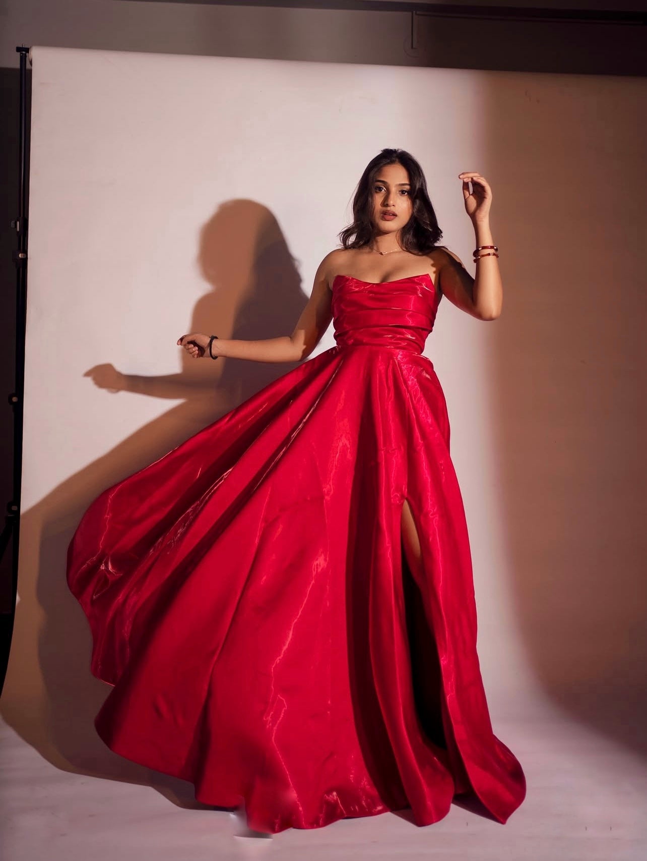 Crimson Red Ball Gown