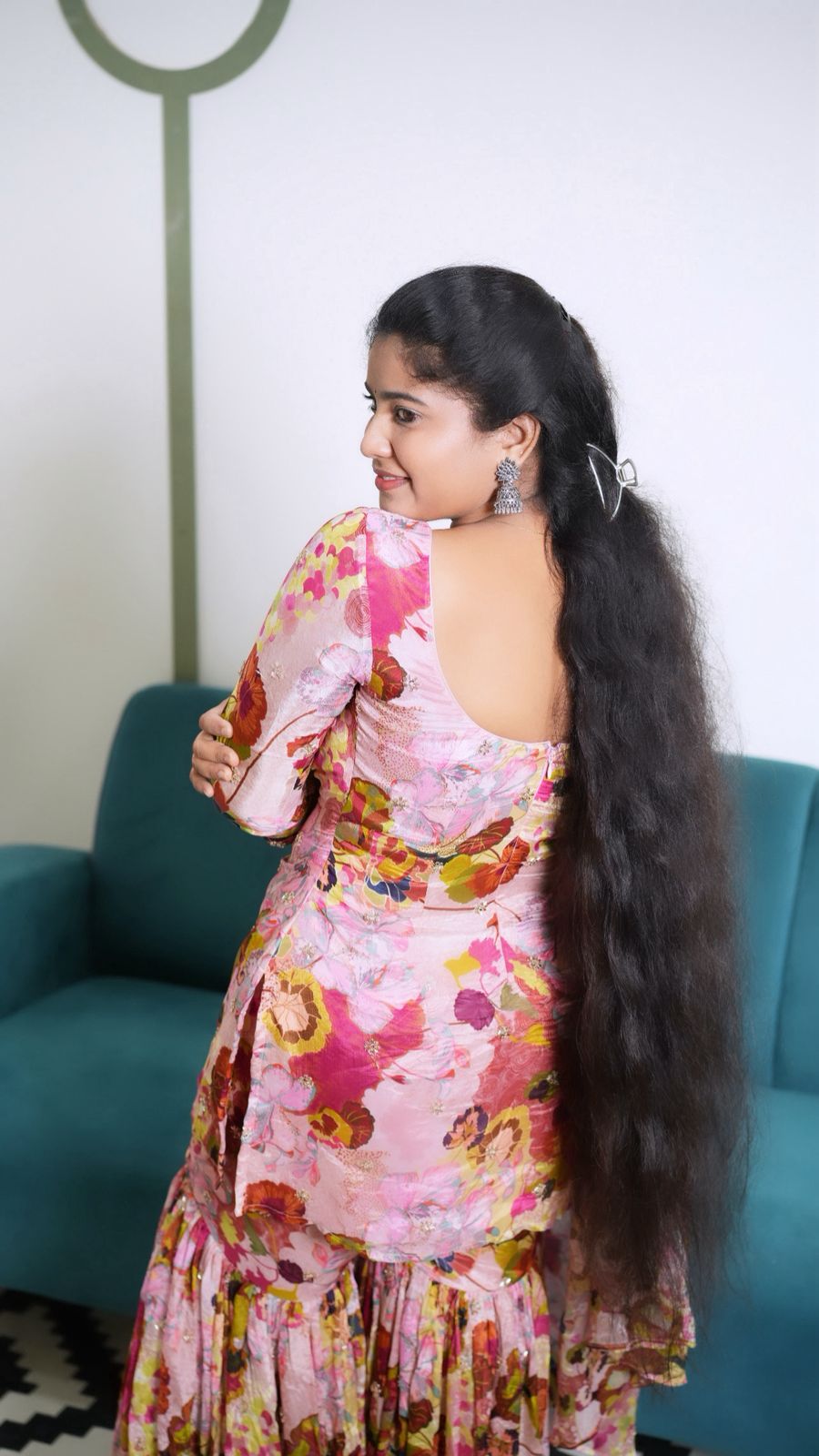 Pink Sharara Set