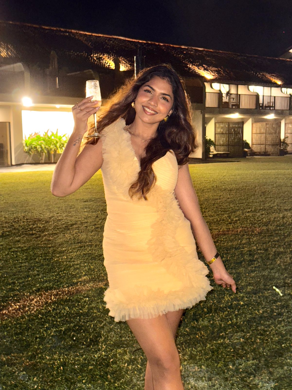 Gold Mini-Dress