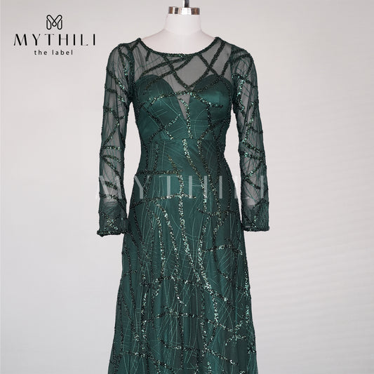 GREEN EMERALD GOWN