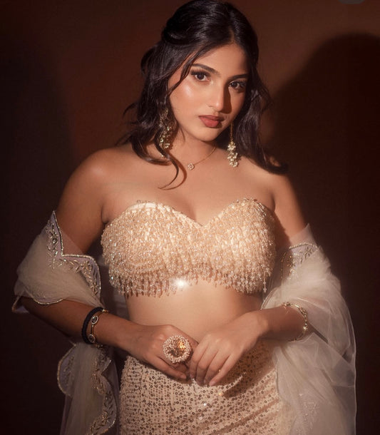 Golden Bridal Lehenga