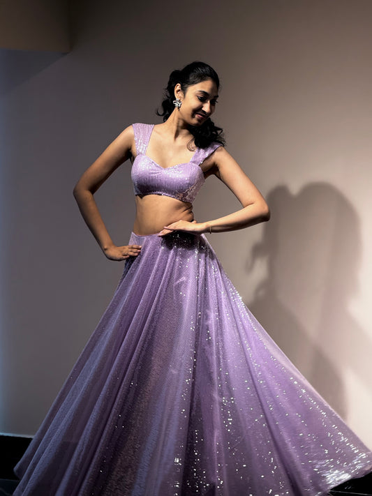 Lavender Lehenga
