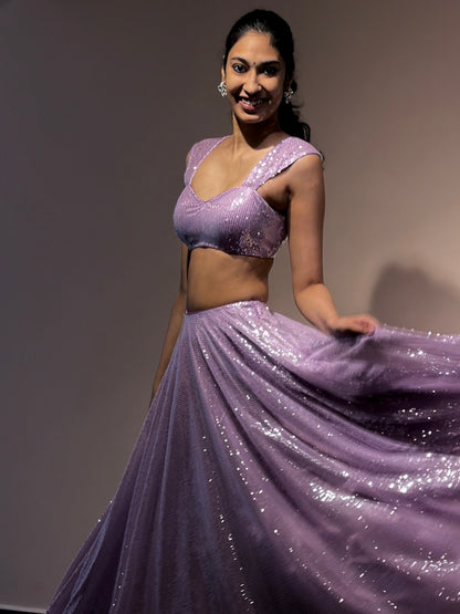 Lavender Lehenga