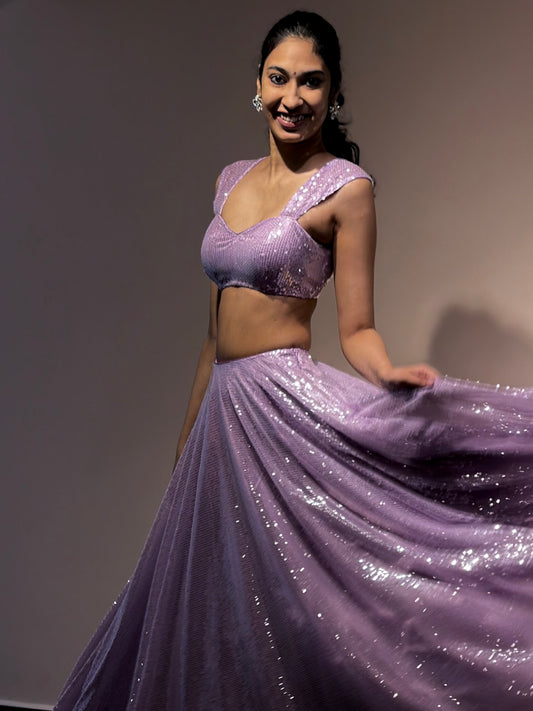Lavender Lehenga