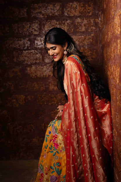 Mustard Yellow Lehenga